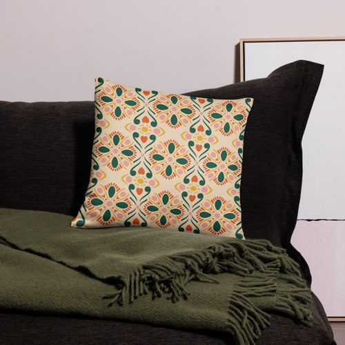 Sunheart Tile Pillow Case mockup 1 pattern preview