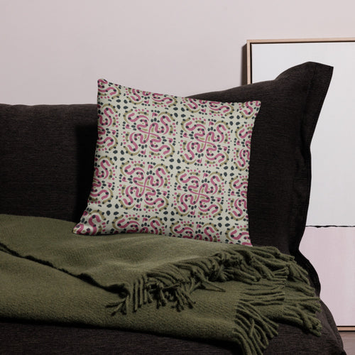 Serpentine Tile Pillow Case mockup 1 pattern preview