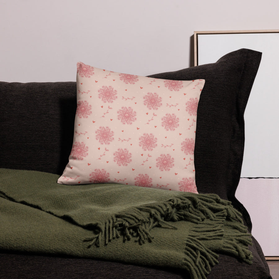 Delicate Romance 5 Pillow Case mockup 1