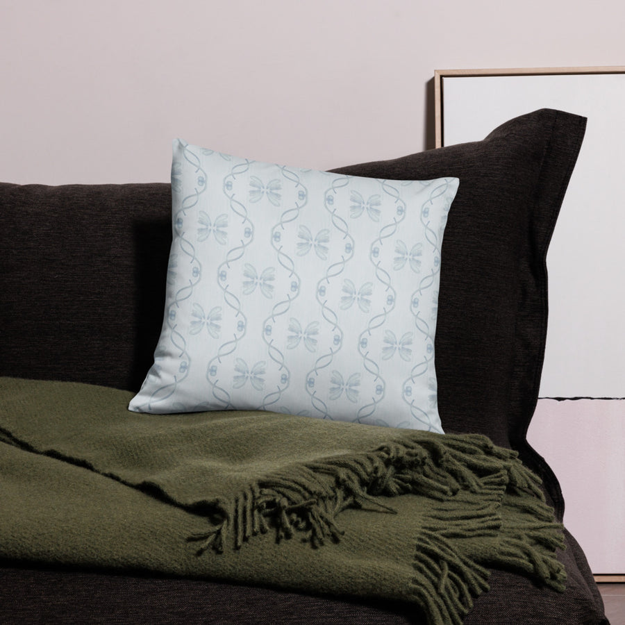Misty Damsel Reading Room Pillow Case mockup 1