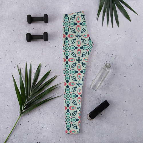 Eye Tile Souk AOP Leggings mockup 1 pattern preview