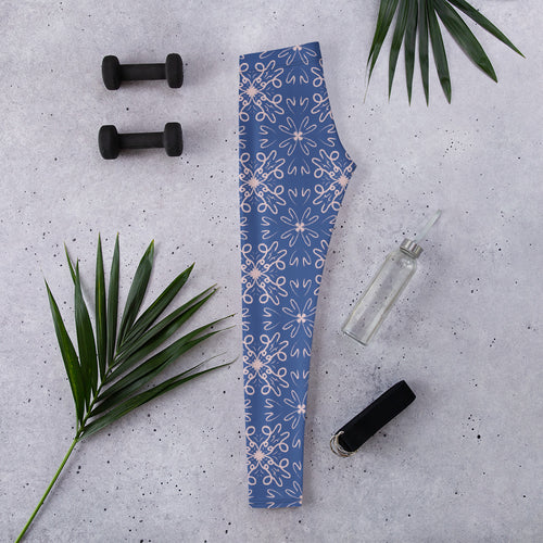 Wild Hearts AOP Leggings mockup 1 pattern preview