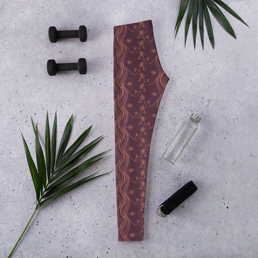Zinque 4 AOP Leggings mockup 1
