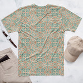 Teal Scroll Tile