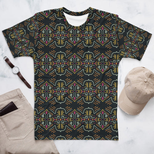Folk Totem AOP Men's T-Shirt mockup 1 pattern preview
