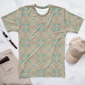 Teal Scroll Tile