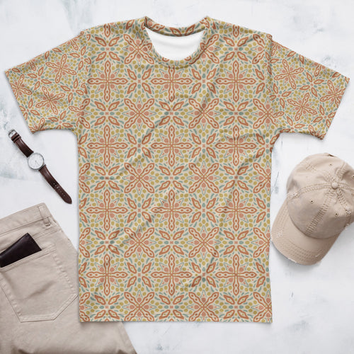 Picnik Petal AOP Men's T-Shirt mockup 1 pattern preview