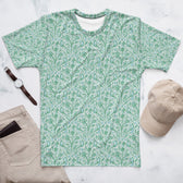 Teal Vine Damask