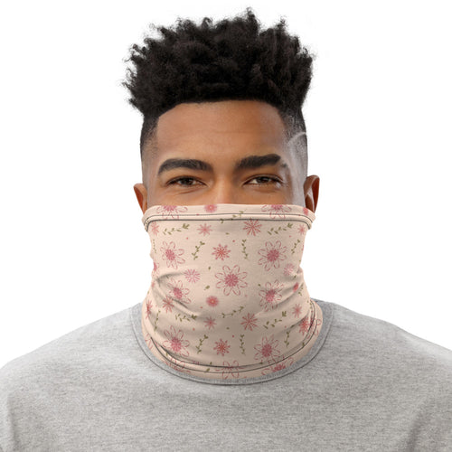 Delicate Romance 3 AOP Neck Gaiter mockup 1 pattern preview