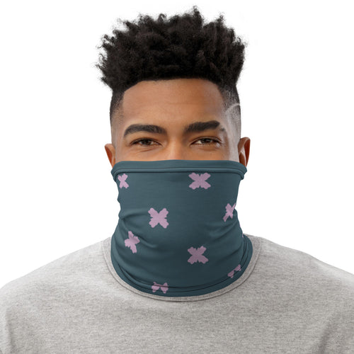 Coachella Butterfly Slate Lavender AOP Neck Gaiter mockup 1 pattern preview