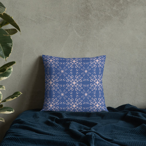 Wild Hearts Premium Pillow mockup 1 pattern preview