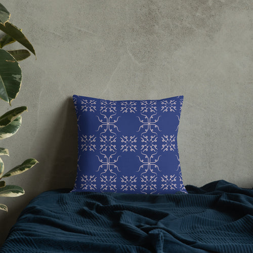 Curl Cross Premium Pillow mockup 1 pattern preview