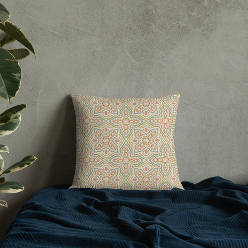 Butterfly Wave Premium Pillow mockup 1 pattern preview