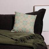 Teal Scroll Tile — 22