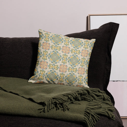 Picnik Lotus Premium Pillow Case mockup 1 pattern preview