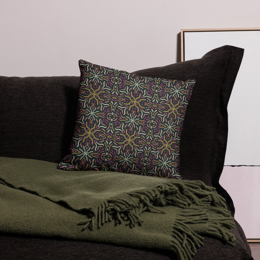 Disco Stripe Premium Pillow Case mockup 1