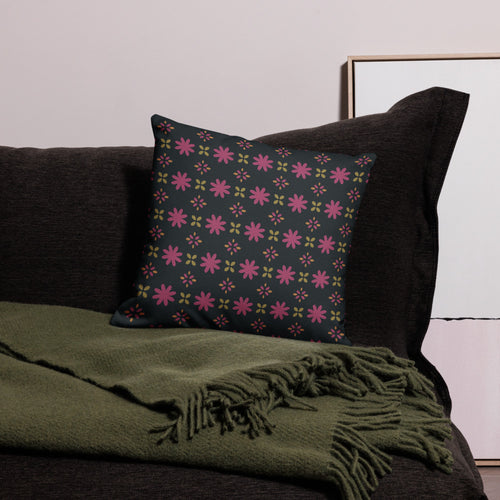 Disco Petal Scatter Premium Pillow Case mockup 1 pattern preview