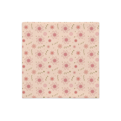 Delicate Romance 3 Premium Pillow Case mockup 1 pattern preview