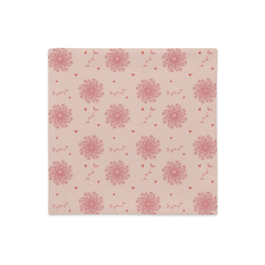 Delicate Romance 5 Premium Pillow Case mockup 1