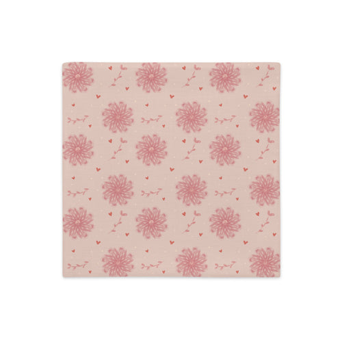Delicate Romance 5 Premium Pillow Case mockup 1 pattern preview