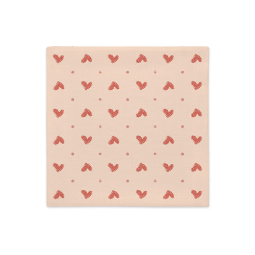 Delicate Romance 1 Premium Pillow Case mockup 1 pattern preview