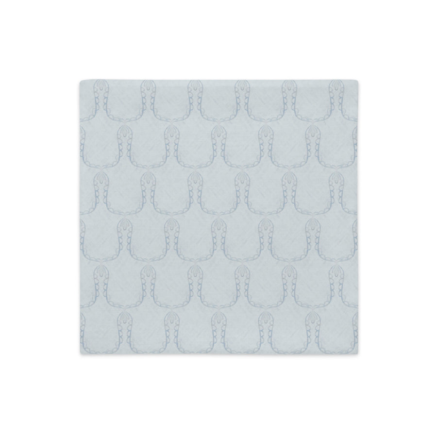 Misty Damsel Curtains Closed Premium Pillow Case mockup 1
