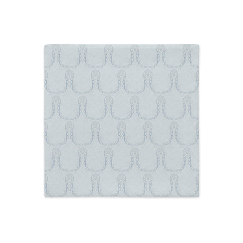 Misty Damsel Curtains Closed Premium Pillow Case mockup 1 pattern preview