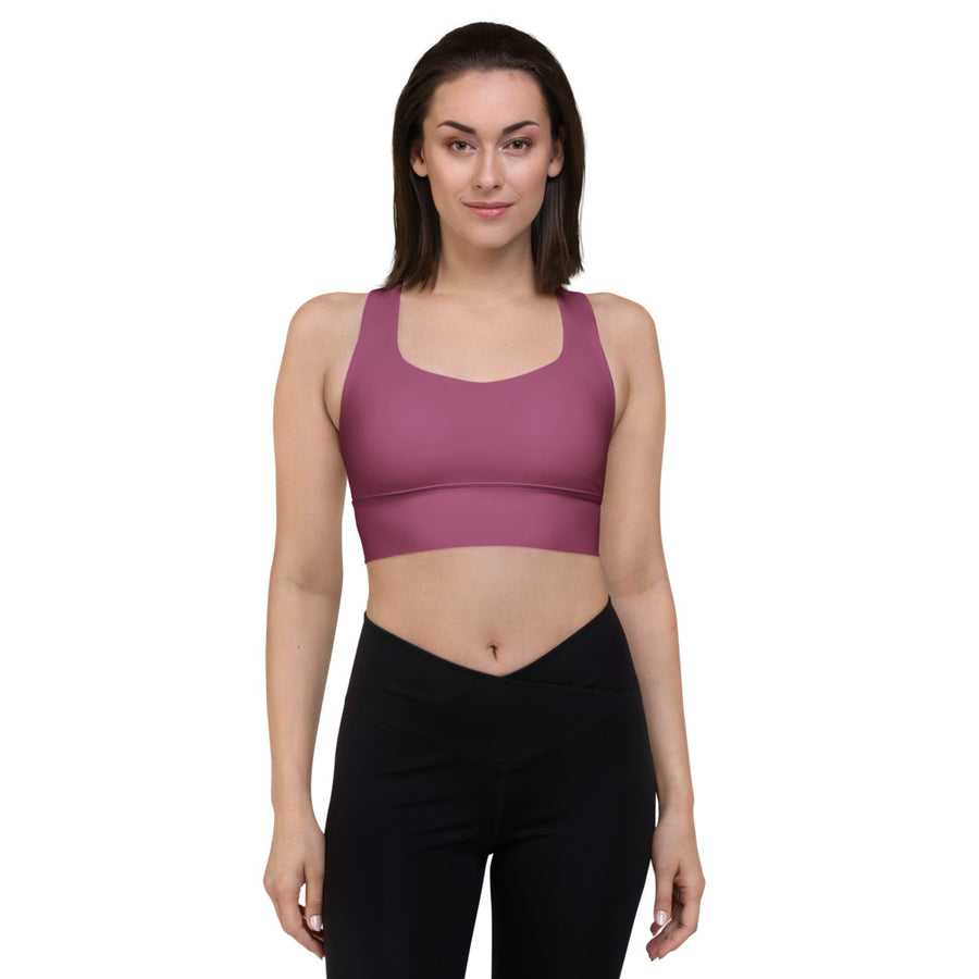 Eccentric Disco Longline Sports Bra