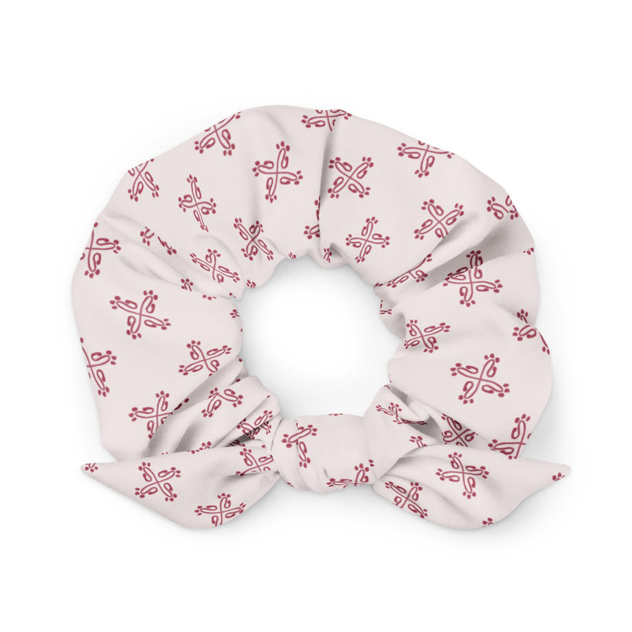 Alison Fancy Corners AOP Recycled Scrunchie mockup 1