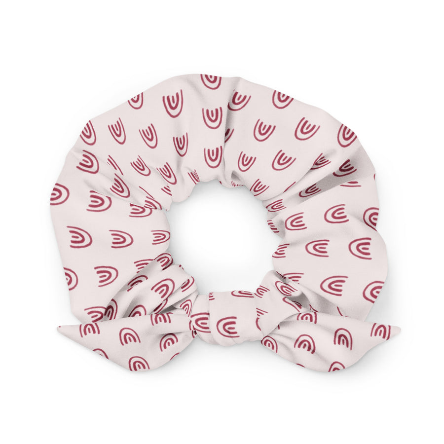 Alison Good Days Only AOP Recycled Scrunchie mockup 1