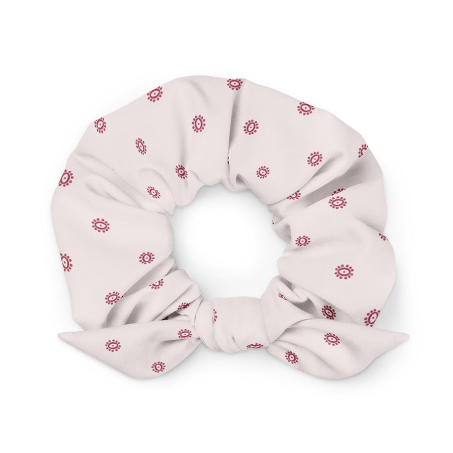Alison Corner Light AOP Recycled Scrunchie mockup 1