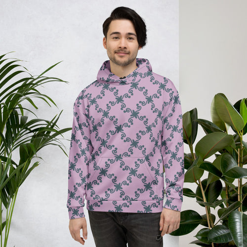 Coachella Wild Ones Lavender AOP Hoodie mockup 1 pattern preview
