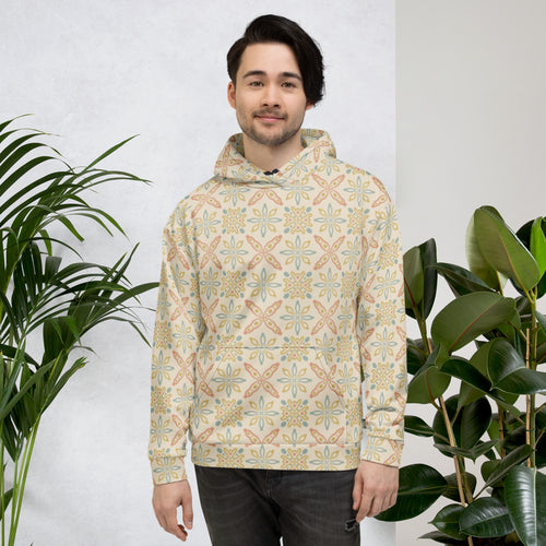 Picnik Clover AOP Hoodie mockup 1 pattern preview
