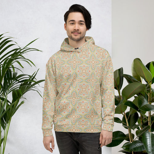 Butterfly Wave AOP Hoodie mockup 1 pattern preview