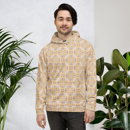 Picnik Bloom AOP Hoodie mockup 1 pattern preview