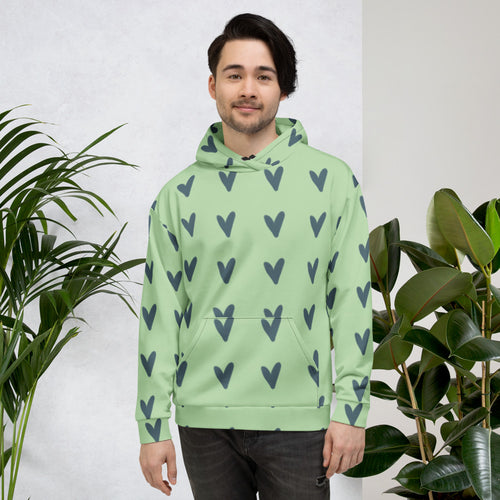Coachella Puppy Love Lavender AOP Hoodie mockup 1 pattern preview