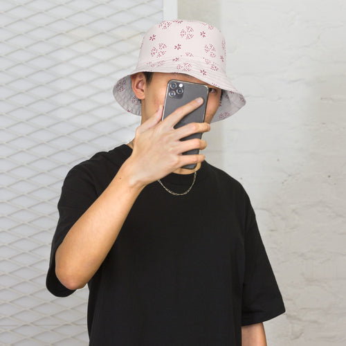Alison Scatter Sunshine AOP Bucket Hat mockup 1 pattern preview