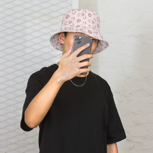 Alison Wild Stems AOP Bucket Hat mockup 1 pattern preview