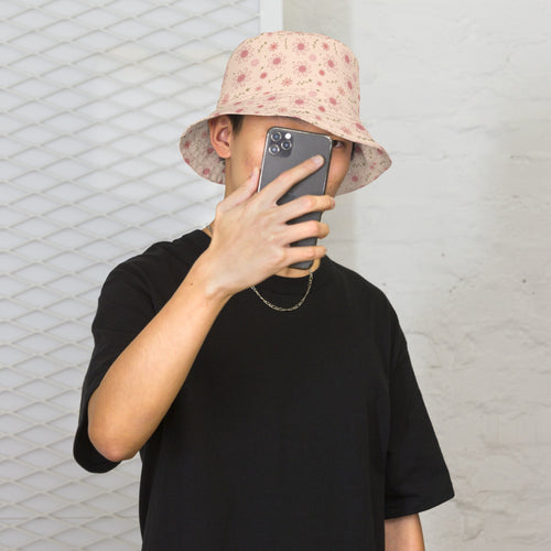Delicate Romance 3 AOP Bucket Hat mockup 1 pattern preview