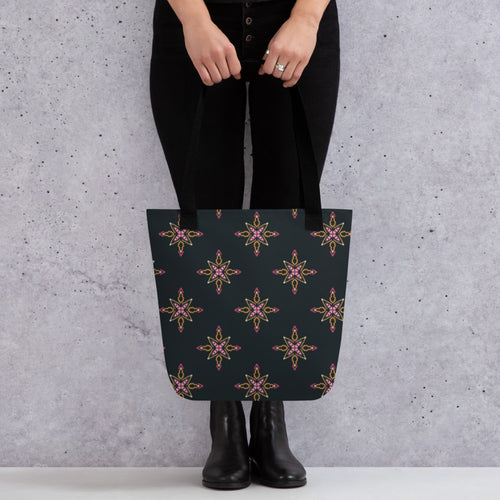 Disco Star Tote Bag mockup 1 pattern preview