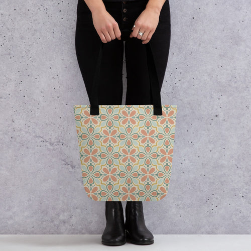 Picnik Garden Tote Bag mockup 1 pattern preview