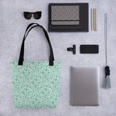 Teal Vine Damask