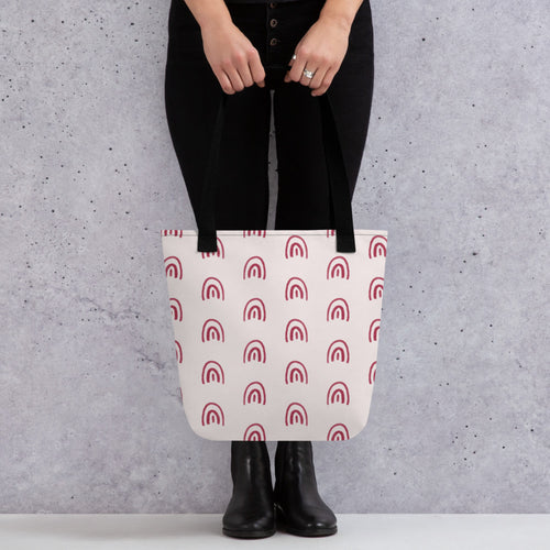 Alison Good Days Only Tote Bag mockup 1 pattern preview