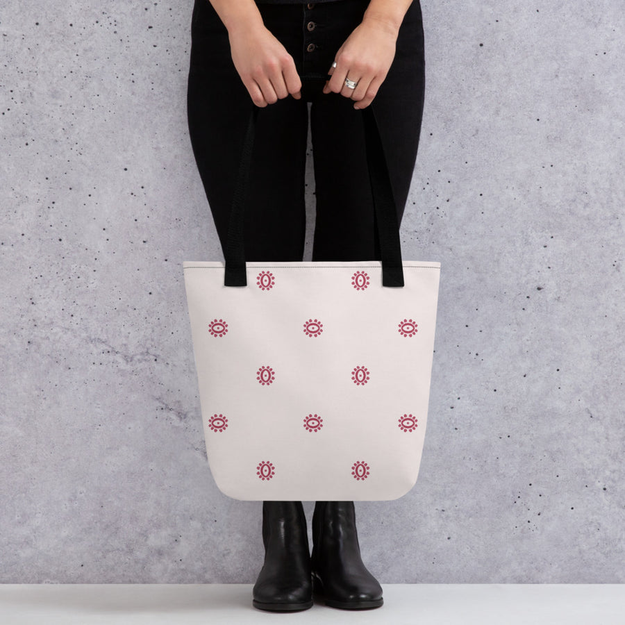 Alison Corner Light Tote Bag mockup 1