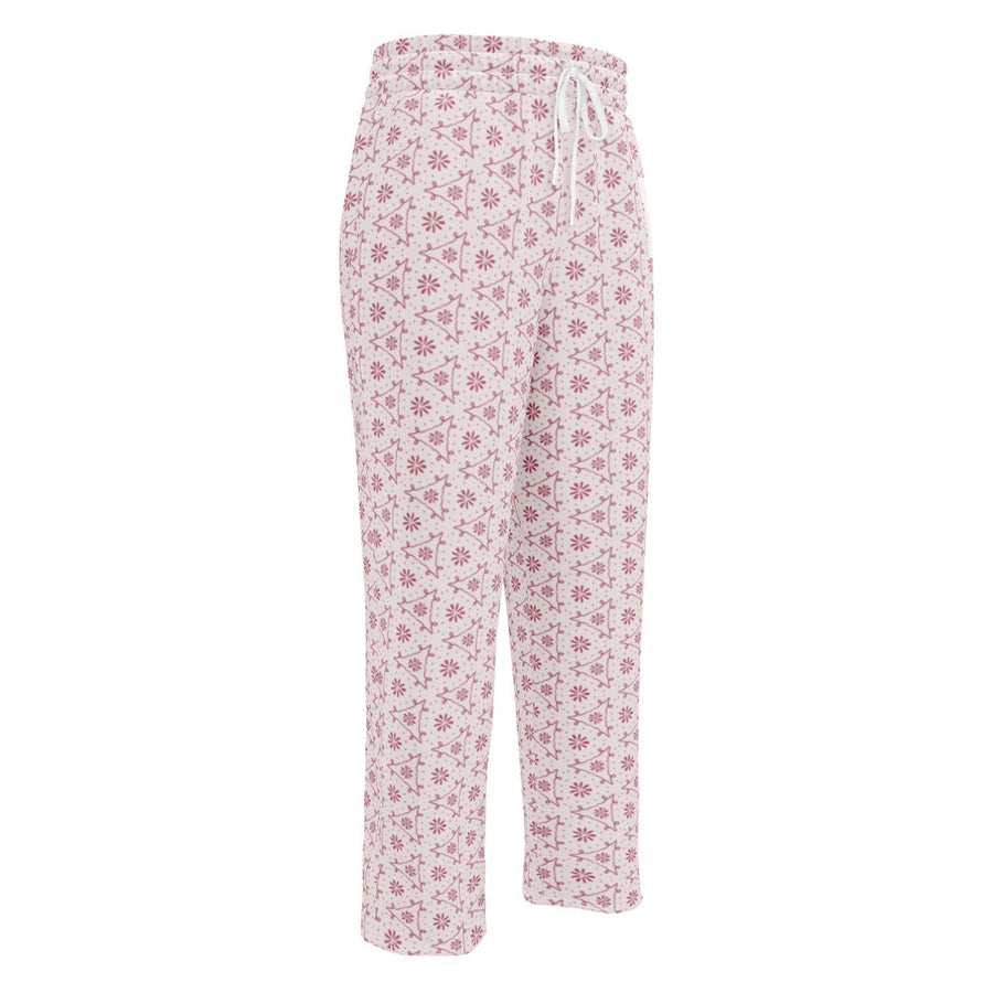 Alison Wild Stems AOP Wide-Leg Joggers mockup 1