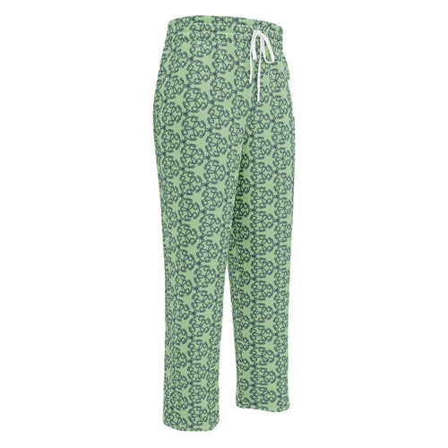 Coachella We Are One Mint AOP Wide-Leg Joggers mockup 1 pattern preview