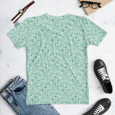 Teal Vine Damask — L