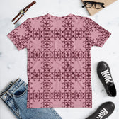 Crimson Scrollwork — L