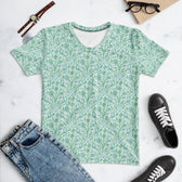 Teal Vine Damask