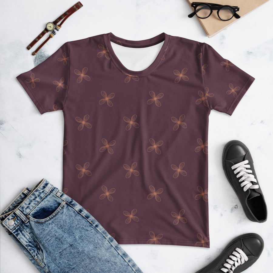 Zinque 3 AOP Women's T-Shirt mockup 1